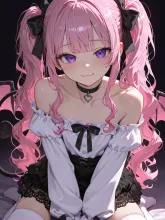 含む笑顔小悪魔ちゃん