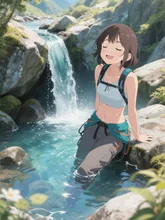ハイカーの秘密の休憩所。