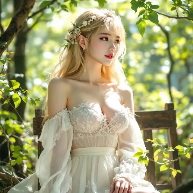 清楚、正直、わがままボディ、妖精、光、バスト