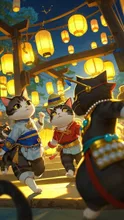 野良猫さんたちの夏祭り