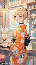 画像生成チャレンジ·レトロな喫茶店 の投稿作品
