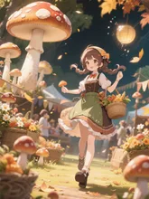 キノコ秋の収穫祭