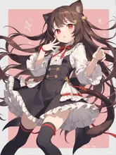 小さい頃に着てたワンピースを今着た女の子。