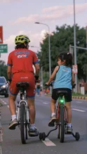 Anime Punk Cyber Cyclist Bike Teach Confident Kid Warm
