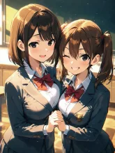 ゆま「恥ずかしいよかなちゃん💦」かなこ「たまにはいいじゃないですか❤️かわいいですよ❤️」