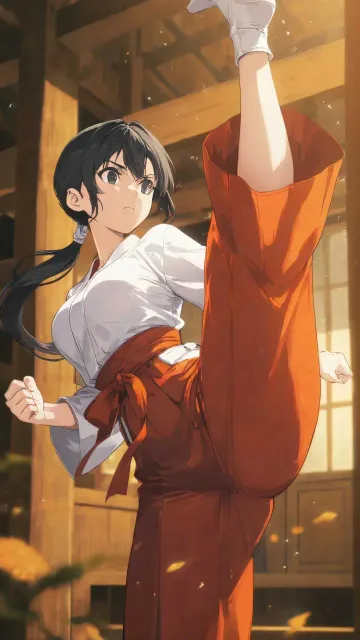 上段蹴り