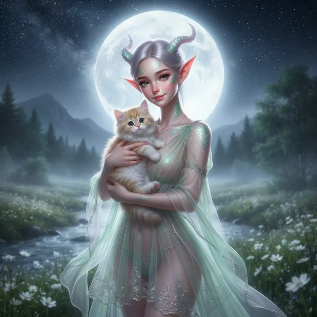 Dragonkin Princess of the Silver Moon