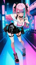 カラフルストリートガール