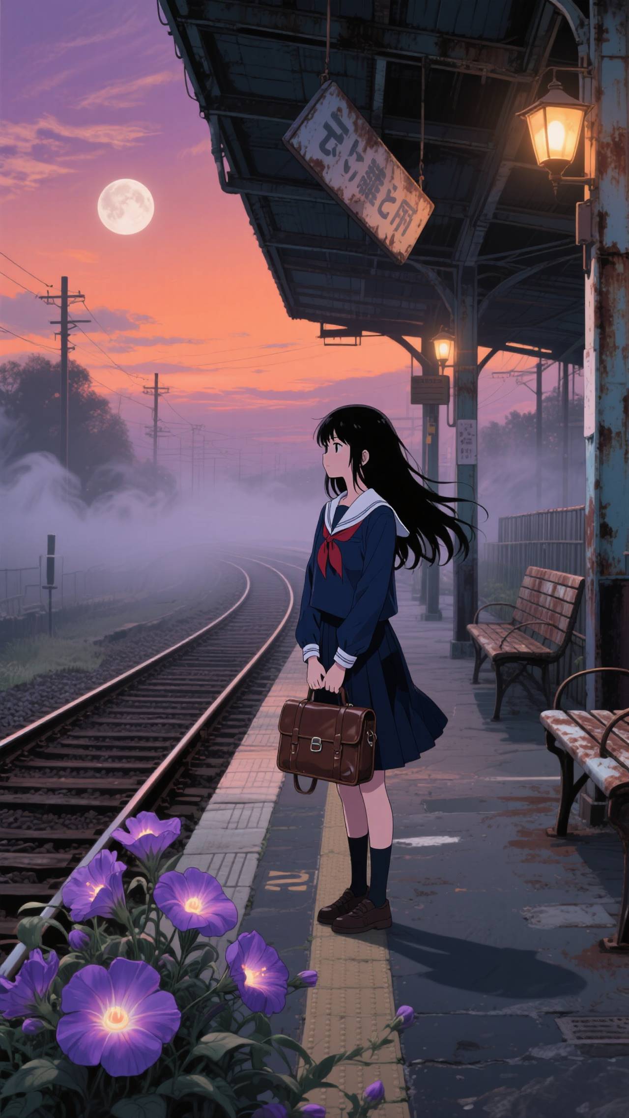 黄昏の駅 未来を見つめて・・・