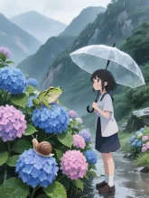 雨の日の出会い