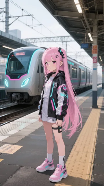 未来の電車に乗って未来へ🚃