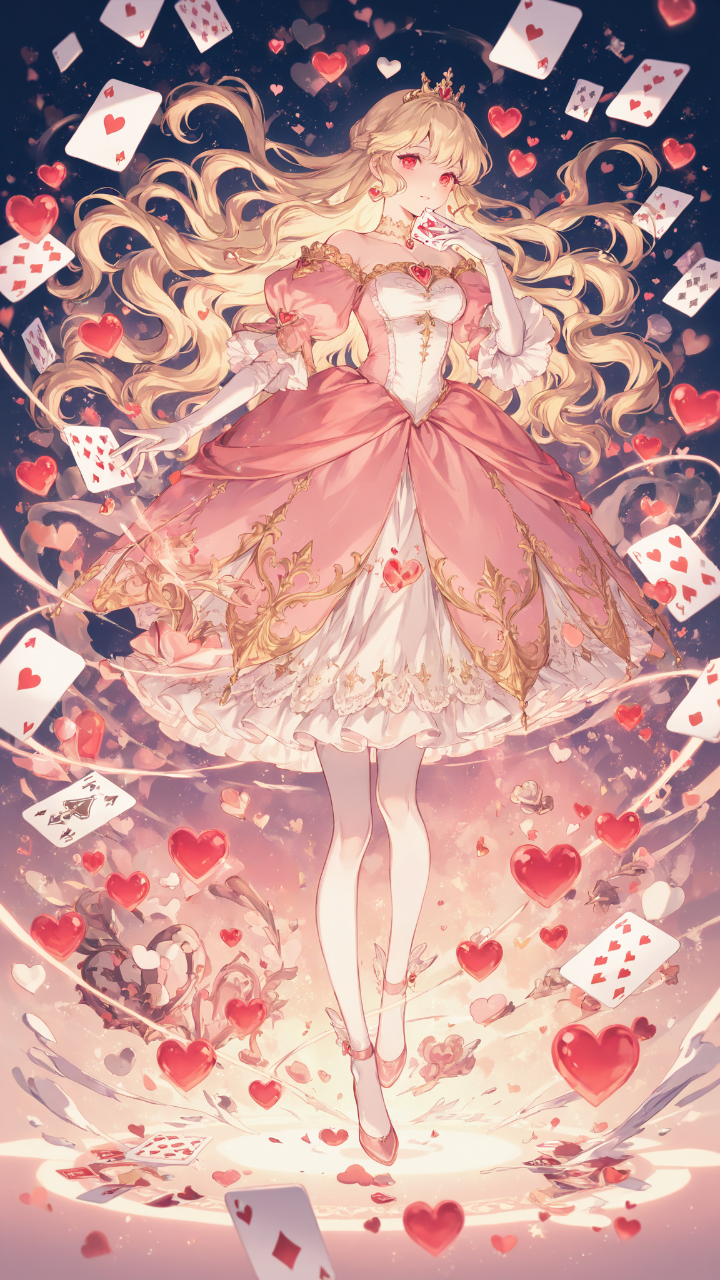 「　ハートの姫　」