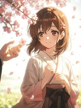 春に染める、稚奈。
