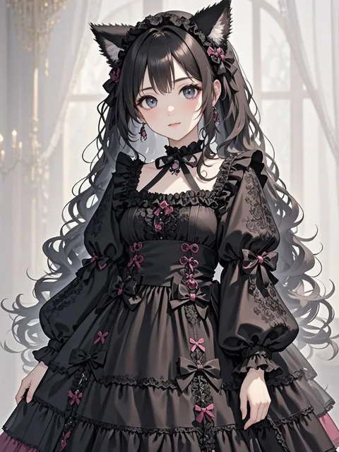猫耳ゴスロリ少女