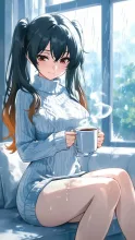 ココアでホッとしましょ