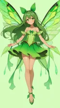 フレッシュグリーンの妖精少女👧 — NOAさんのAIイラスト