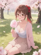 綿菓子の菜摘。