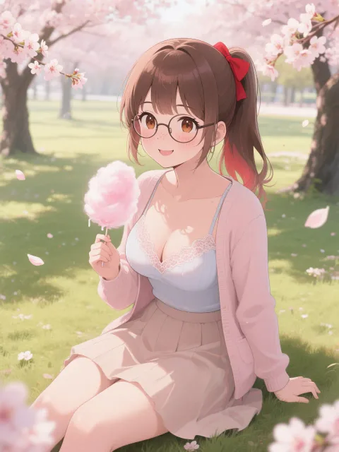 綿菓子の菜摘。