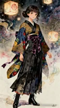 大正ロマンな着物乙女