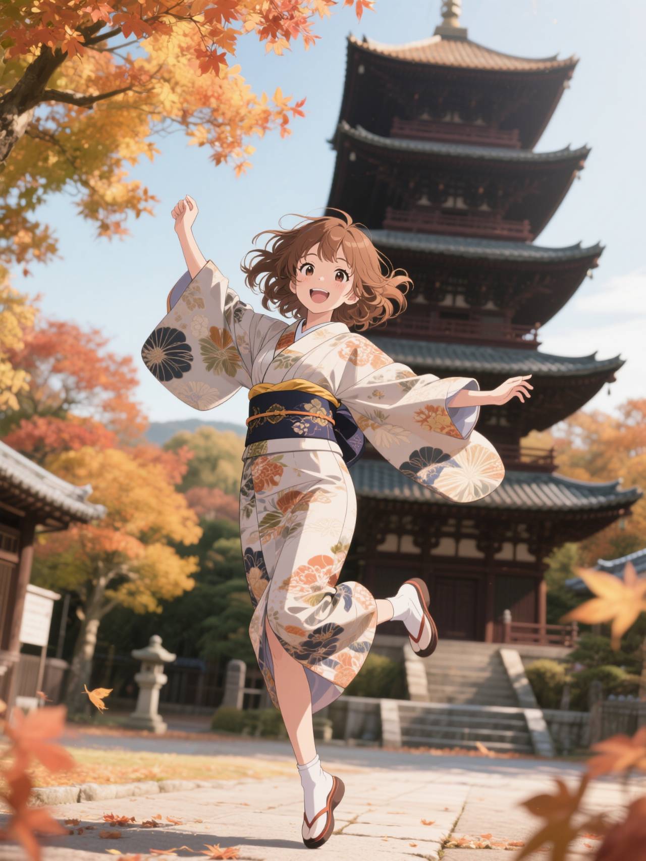 秋の京都を満喫して♪(˶¯ᵕ¯˶)