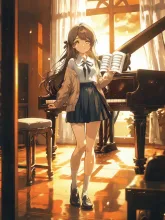 廃校の音楽室