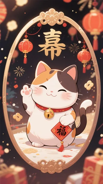 福を招くかもしれない猫