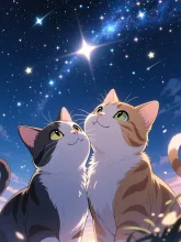 星空デートにゃ💕