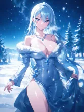 道産子ギャル！？ — 雪景色イラストのAIイラスト｜SUPPART