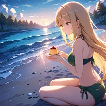 海水浴「黄金比」