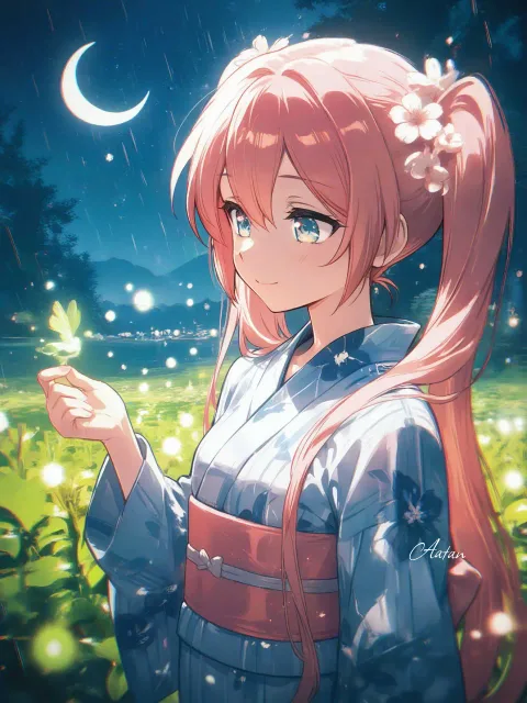蛍よ来い♡