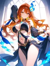 狐火と共に舞う