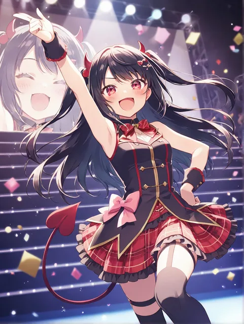 黒髪のアイドル