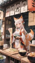 蕎麦屋の看板娘♡（MAD🤣）