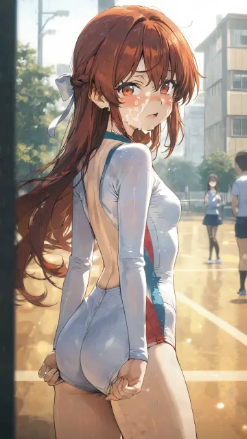 これじゃあ、みんなの前に出れないよぉ〜…
