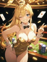 ディーラー兼バニーガール4 — Bunny Girl Art AI art on SUPPART
