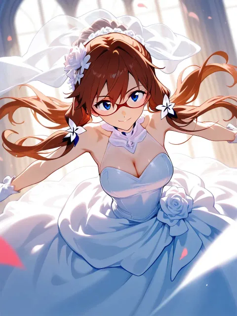 真希波・◯リ・イラストリアスのウェディング