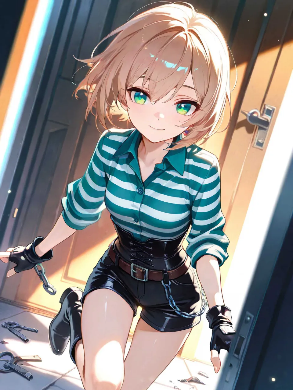 囚人の稚奈。