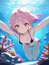 深海さんぽ·ゆらめく青の楽園 の投稿作品