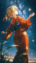 七夕の織姫·星降る七夕の夜 の投稿作品