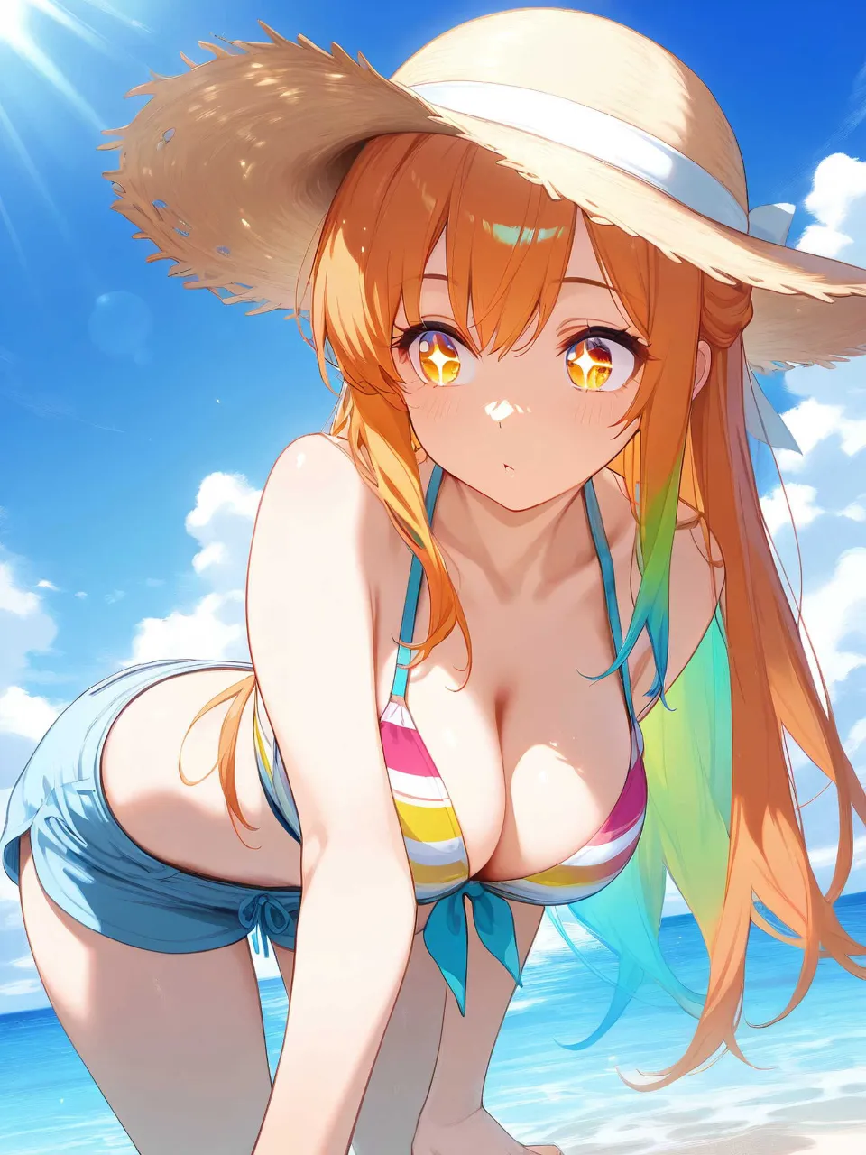 麦わら帽子 — TAN2kunさんのAIイラスト
