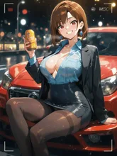 たまにはドライブもいいよねっ、息抜き神♡ — ソラさんのAIイラスト