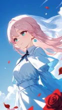 空舞う花嫁 — たまごさんのAIイラスト