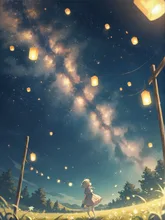 画像生成チャレンジ·星の少女 の投稿作品
