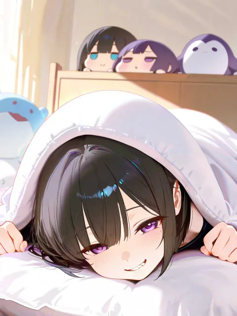 ぬくぬくして布団から出とうなかぁ…
