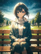終わらない雨の中で·今宵チャレンジ の投稿作品