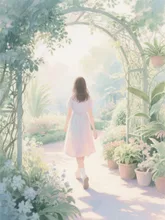 画像生成チャレンジ·植物園 の投稿作品