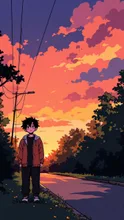 彼女を待つ夕暮れ·今宵チャレンジ の投稿作品