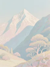 影を落とす山 — たまちゃんさんのAIイラスト