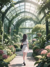 一人で行く植物園寂しいな