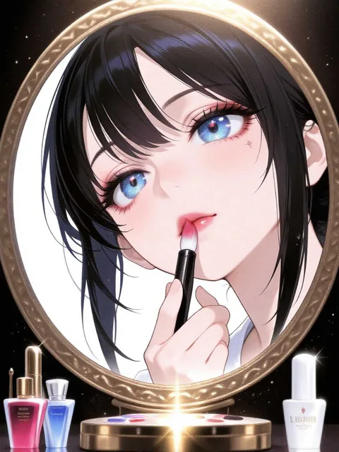 anime semi-realistic style - 画像生成チャレンジ